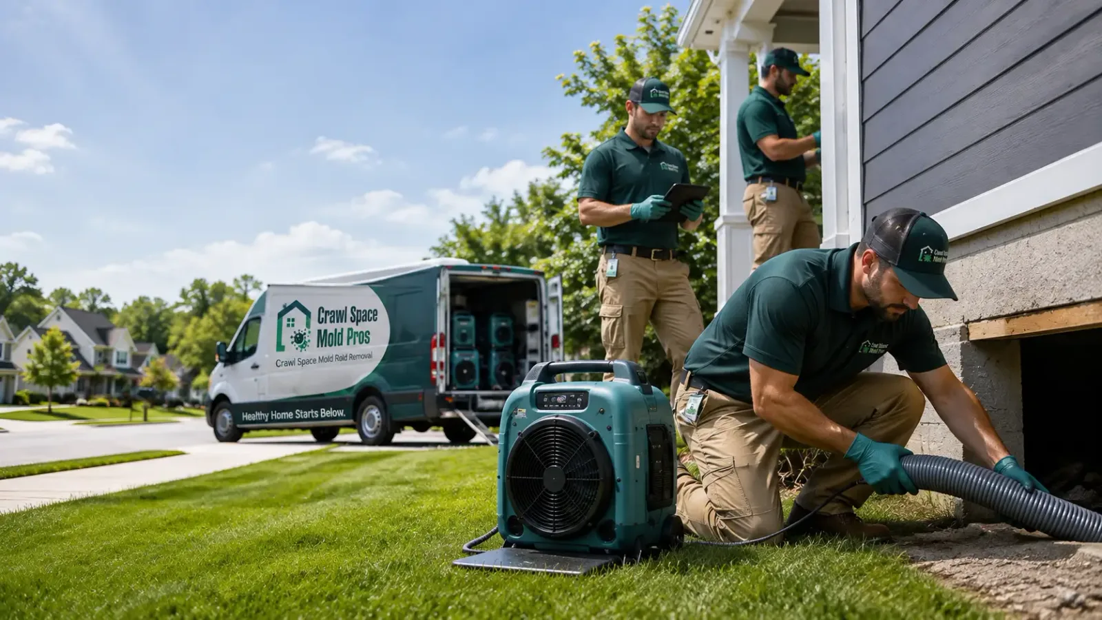 Crawl Space Mold Removal in Lincoln, IA